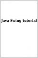 Book cover: Java Swing Tutorial