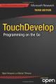 Book cover: TouchDevelop: Programming on the Go
