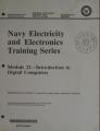 Book cover: United States Navy Electricity and Electronics Training Series