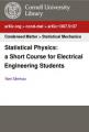 Book cover: Statistical Physics: a Short Course for Electrical Engineering Students