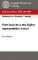 Book cover: Knot Invariants and Higher Representation Theory