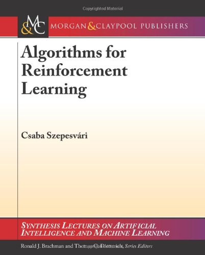 Large book cover: Algorithms for Reinforcement Learning