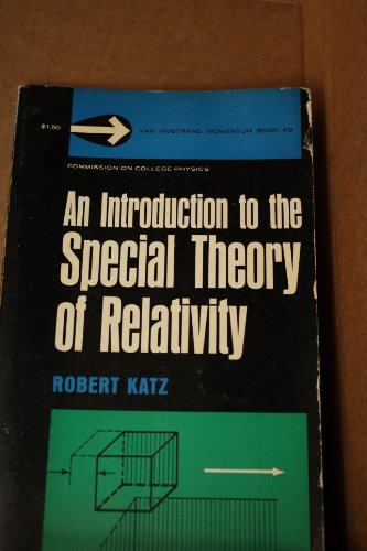 Large book cover: An Introduction to the Special Theory of Relativity