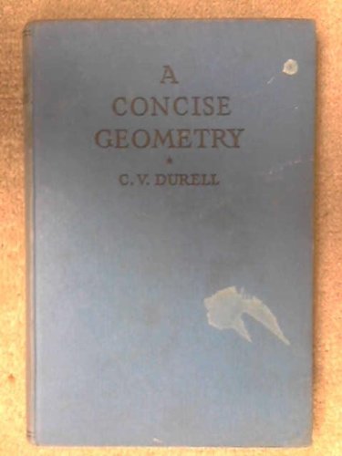 Large book cover: A Concise Geometry