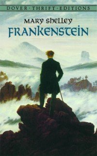 Large book cover: Frankenstein