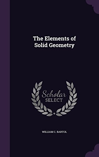 Large book cover: The Elements of Solid Geometry