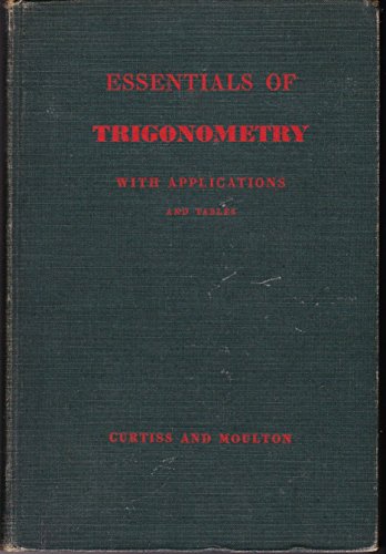 Large book cover: Essentials of Trigonometry with Applications