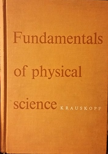 Large book cover: Funadamentals Of Physical Science