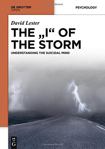 Large book cover: The ''I'' of the Storm: Understanding the Suicidal Mind