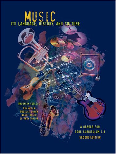 Large book cover: Music: Its Language, History, and Culture