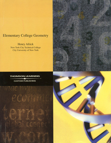 Large book cover: Elementary College Geometry