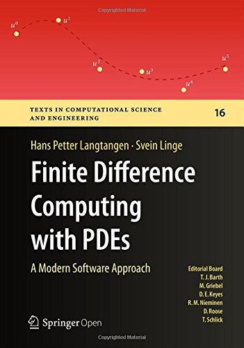 Large book cover: Finite Difference Computing with PDEs