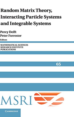 Large book cover: Random Matrix Theory, Interacting Particle Systems and Integrable Systems