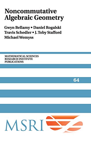 Large book cover: Noncommutative Algebraic Geometry