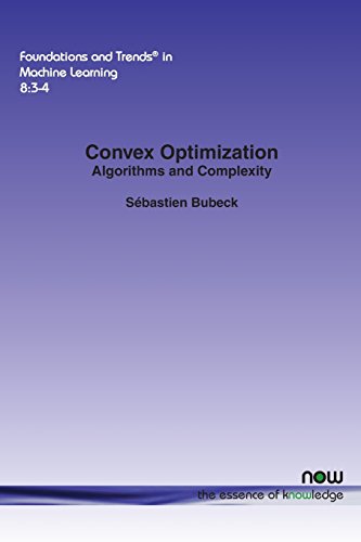 Large book cover: Convex Optimization: Algorithms and Complexity