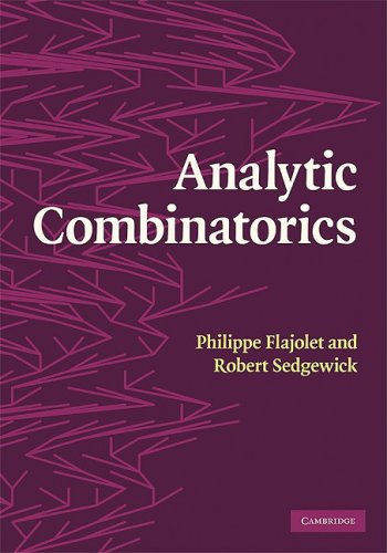 Large book cover: Analytic Combinatorics