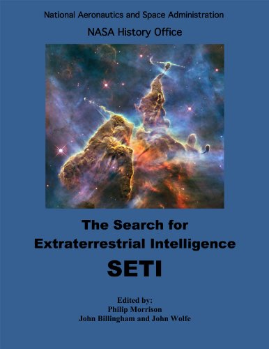 Large book cover: The Search for Extraterrestrial Intelligence, SETI