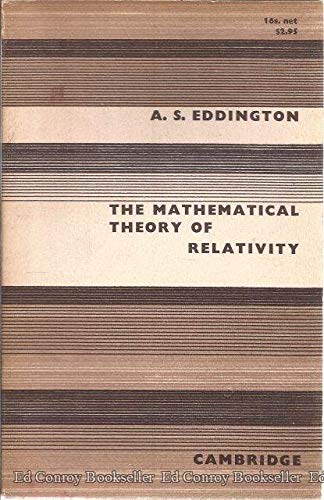 Large book cover: The Mathematical Theory of Relativity