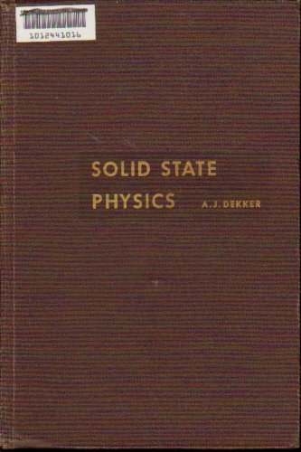 Large book cover: Solid State Physics