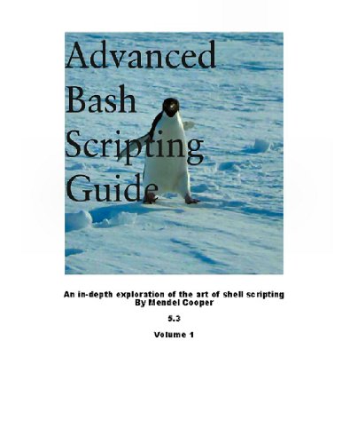 Large book cover: Advanced Bash-Scripting Guide