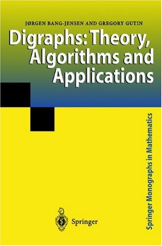 Large book cover: Digraphs: Theory, Algorithms and Applications