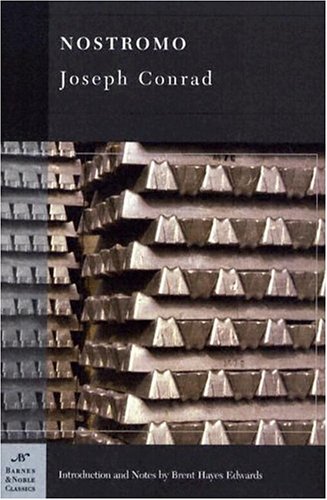 Large book cover: Nostromo