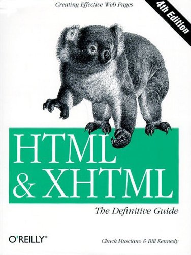 Large book cover: HTML & XHTML: The Definitive Guide