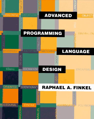Large book cover: Advanced Programming Language Design