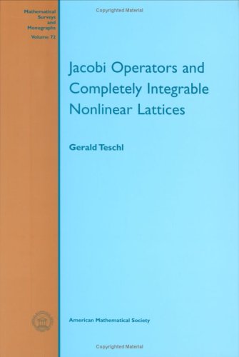 Large book cover: Jacobi Operators and Complete Integrable Nonlinear Lattices