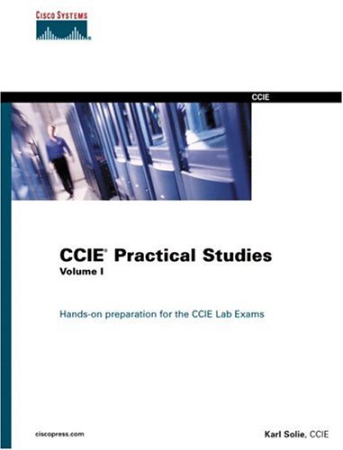 Large book cover: CCIE Practical Studies, Volume I