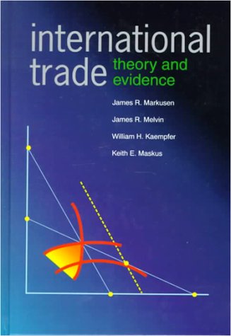Large book cover: International Trade: Theory and Evidence