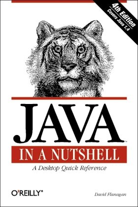 Large book cover: Java in a Nutshell