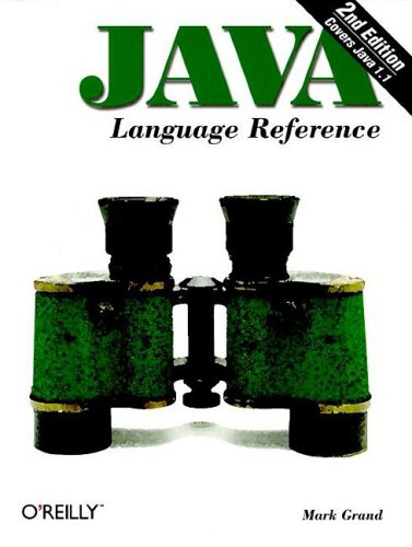 Large book cover: Java Language Reference