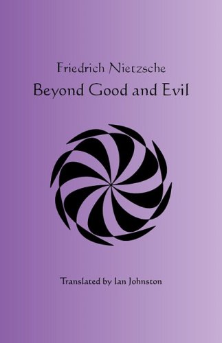 Large book cover: Beyond Good and Evil