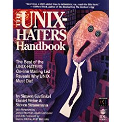 Large book cover: The UNIX-HATERS Handbook