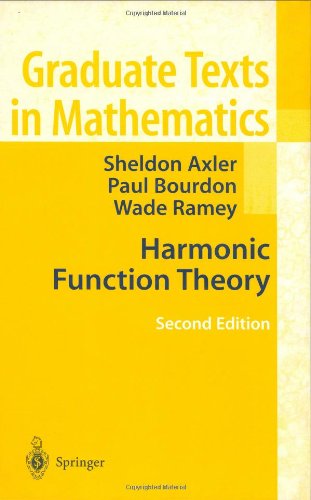 Large book cover: Harmonic Function Theory