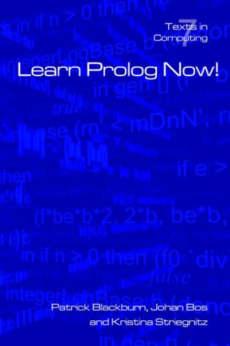 Large book cover: Learn Prolog Now!