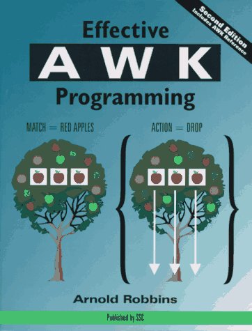Large book cover: Effective AWK Programming