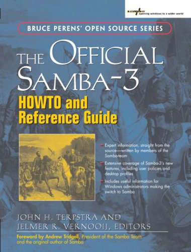 Large book cover: The Official Samba-3 HOWTO and Reference Guide