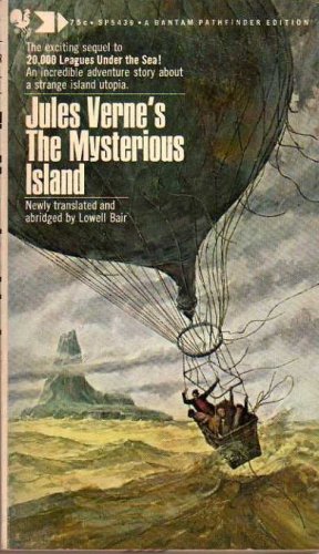 Large book cover: The Mysterious Island