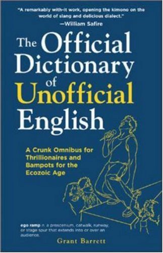 Large book cover: The Official Dictionary of Unofficial English
