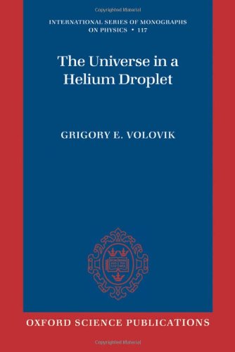 Large book cover: The Universe in a Helium Droplet