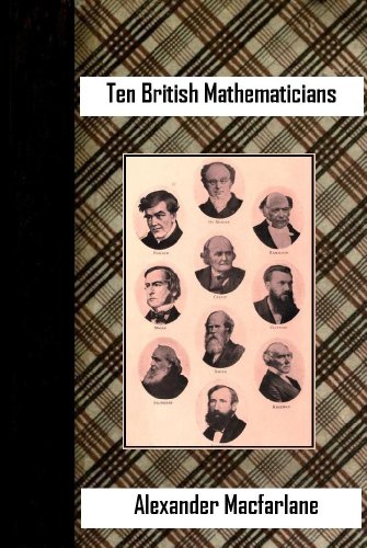 Large book cover: Ten British Mathematicians