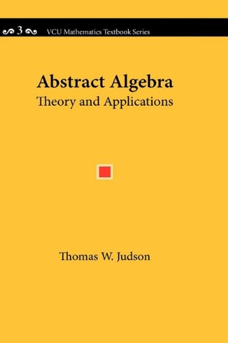 Large book cover: Abstract Algebra: Theory and Applications