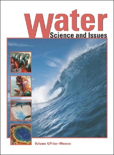 Large book cover: Water Encyclopedia: Science and Issues
