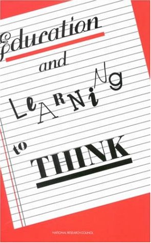 Large book cover: Education and Learning to Think