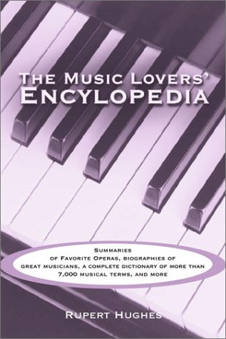 Large book cover: Music Lovers Encyclopedia