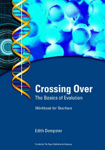 Large book cover: Crossing Over: The Basics of Evolution
