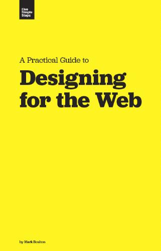 Large book cover: Designing for the Web