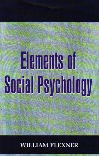 Large book cover: Elements of Social Psychology